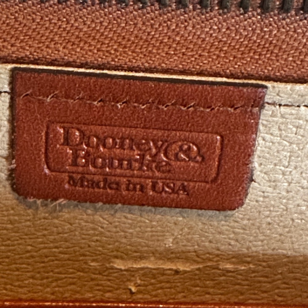 Dooney & Bourke Bone Leather Zip Along Clutch - Picture 4 of 6